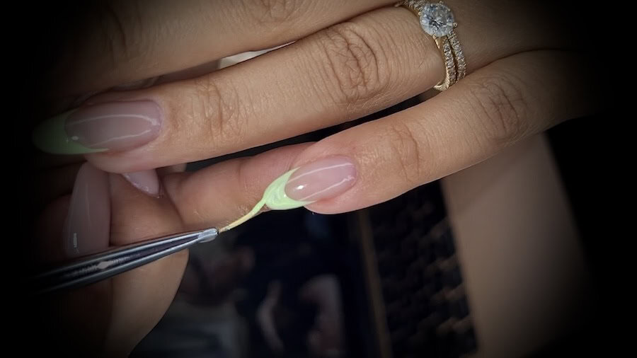 Why do you need an art gel for French manicures?